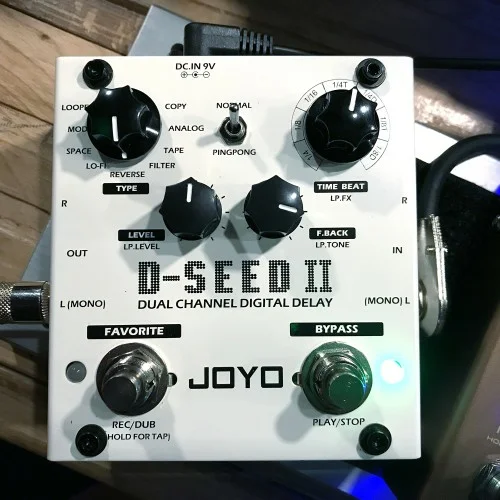 JOYO D seed II 2 Stereo Delay Guitar Effect Pedal - 8 Modes